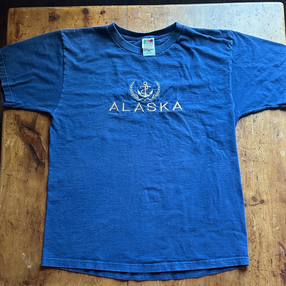 Fruit of the Loom Navy Blue Alaska Tee